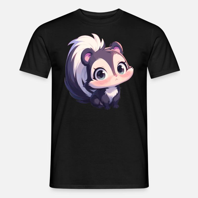 Stinktiere Stinktier - Männer T-Shirt - Schwarz