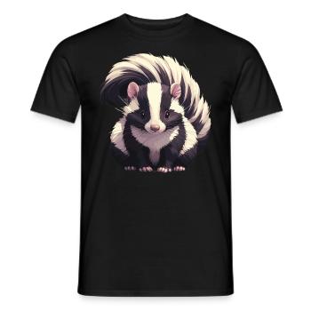 Mouffettes Mouffette - T-shirt homme - noir - Devant - AI Model Male 178 light (178cm)