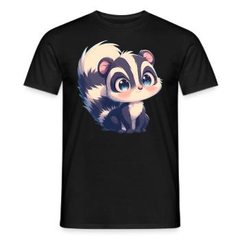 Mouffettes Mouffette - T-shirt homme - noir - Devant - AI Model Male 178 light (178cm)