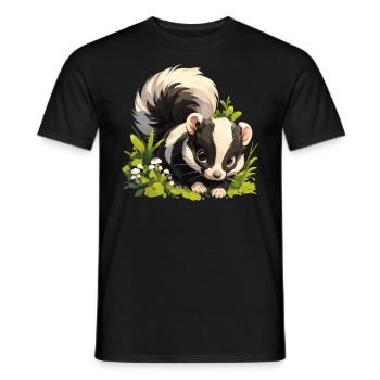 Mouffettes Mouffette - T-shirt homme - noir - Devant - AI Model Male 178 light (178cm)