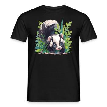 Mouffettes Mouffette - T-shirt homme - noir - Devant - AI Model Male 178 light (178cm)