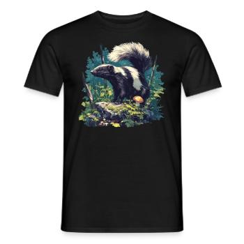 Mouffettes Mouffette - T-shirt homme - noir - Devant - AI Model Male 178 light (178cm)