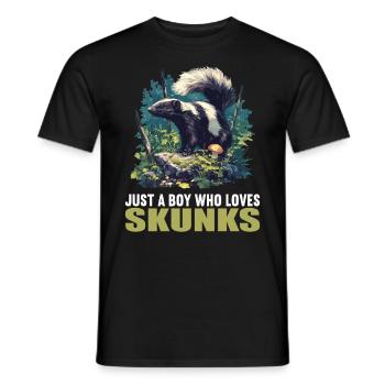 Mouffettes Mouffette - T-shirt homme - noir - Devant - AI Model Male 178 light (178cm)
