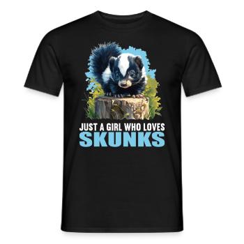 Mouffettes Mouffette - T-shirt homme - noir - Devant - AI Model Male 178 light (178cm)