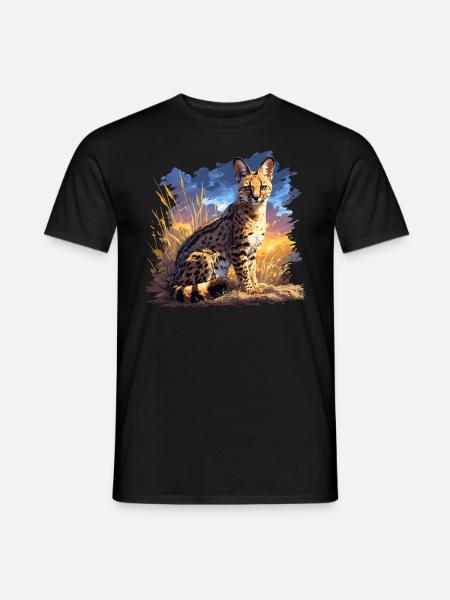 Servale Serval - Men's T-Shirt - black