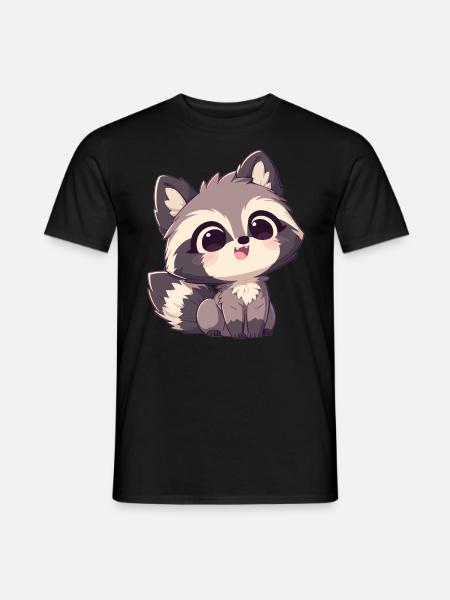 Raccoons Raccoon - Men's T-Shirt - black