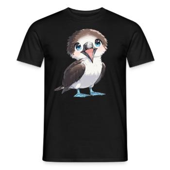 Blue-footed booby - Men's T-Shirt - black - Front - AI Model Male 178 light (178cm)