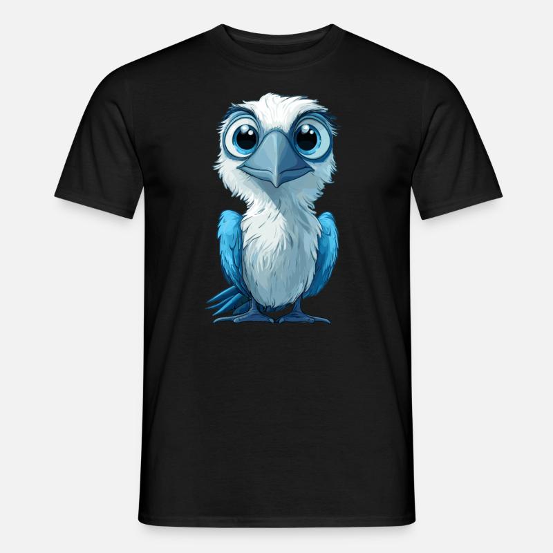 Blaufußtölpel - Männer T-Shirt - Schwarz