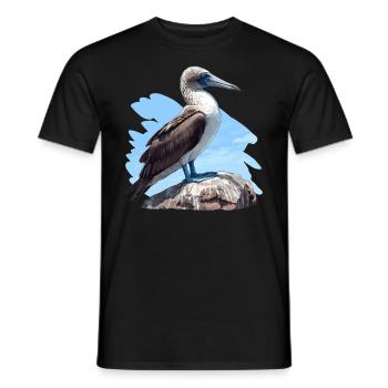 Blue-footed booby - Men's T-Shirt - black - Front - AI Model Male 178 light (178cm)