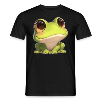 Grenouilles Grenouilles - T-shirt homme - noir - Devant - AI Model Male 178 light (178cm)