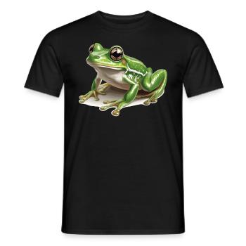 Grenouilles Grenouilles - T-shirt homme - noir - Devant - AI Model Male 178 light (178cm)