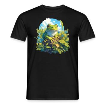 Grenouilles Grenouilles - T-shirt homme - noir - Devant - AI Model Male 178 light (178cm)
