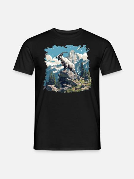 Chèvres chèvre - T-shirt homme - noir