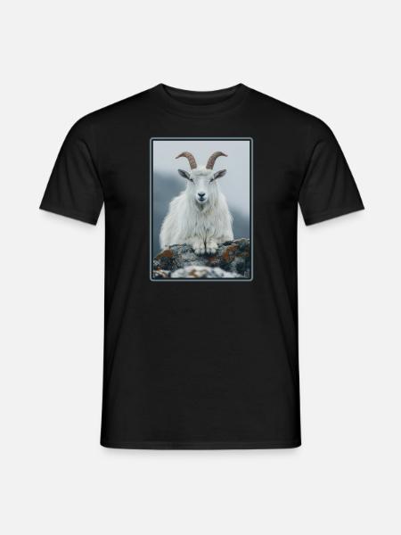 Ziegen Ziege - Männer T-Shirt - Schwarz