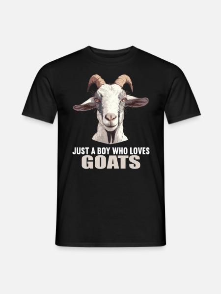 goats goat - Men's T-Shirt - black