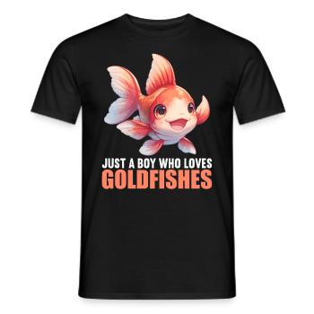 Goldfish Goldfish - Men's T-Shirt - black - Front - AI Model Male 178 light (178cm)
