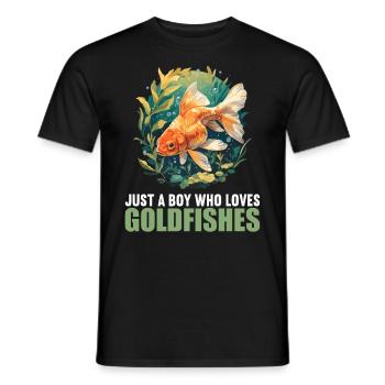 Goldfish Goldfish - Men's T-Shirt - black - Front - AI Model Male 178 light (178cm)