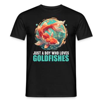 Goldfish Goldfish - Men's T-Shirt - black - Front - AI Model Male 178 light (178cm)