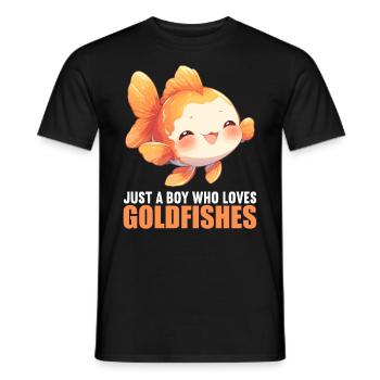 Goldfish Goldfish - Men's T-Shirt - black - Front - AI Model Male 178 light (178cm)
