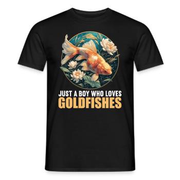 Goldfish Goldfish - Men's T-Shirt - black - Front - AI Model Male 178 light (178cm)