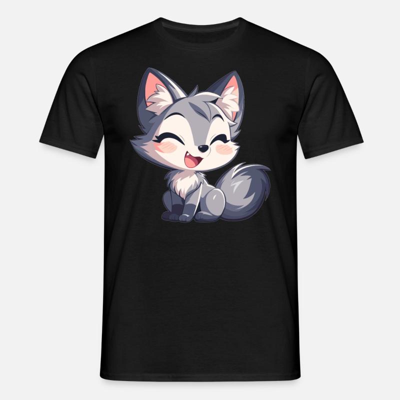 Graufüchse Graufuchs - Männer T-Shirt - Schwarz