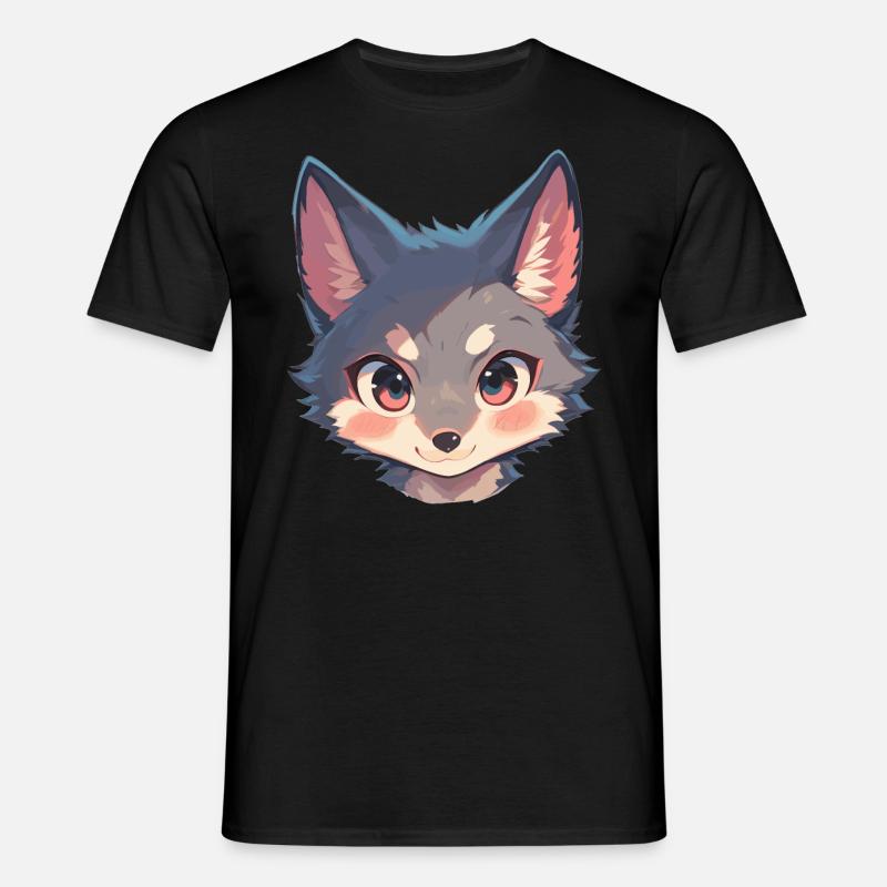 Graufüchse Graufuchs - Männer T-Shirt - Schwarz