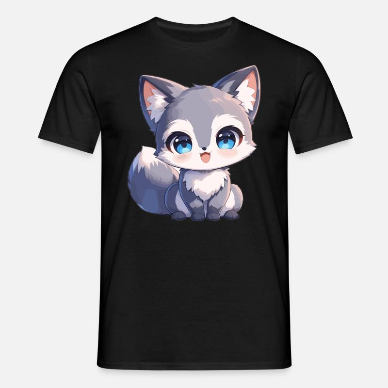 Graufüchse Graufuchs - Männer T-Shirt - Schwarz