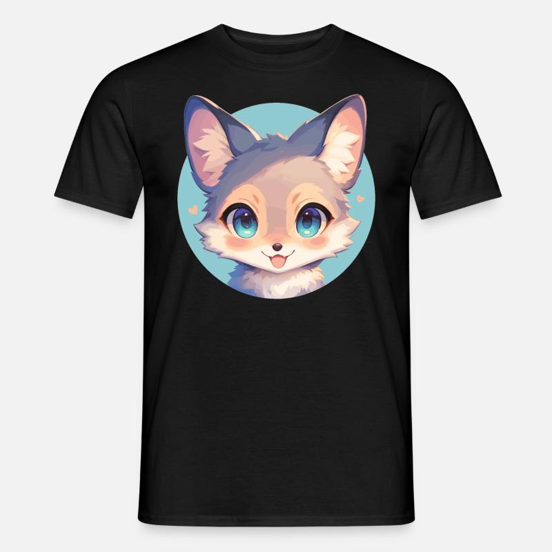 Graufüchse Graufuchs - Männer T-Shirt - Schwarz