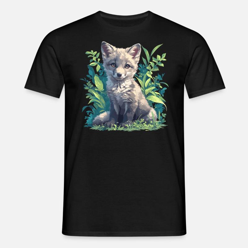 Graufüchse Graufuchs - Männer T-Shirt - Schwarz