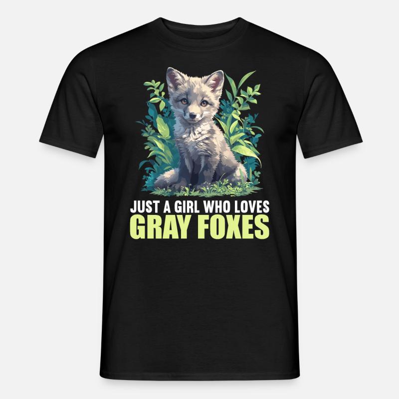 Gray Foxes Gray Fox - Men's T-shirt - black