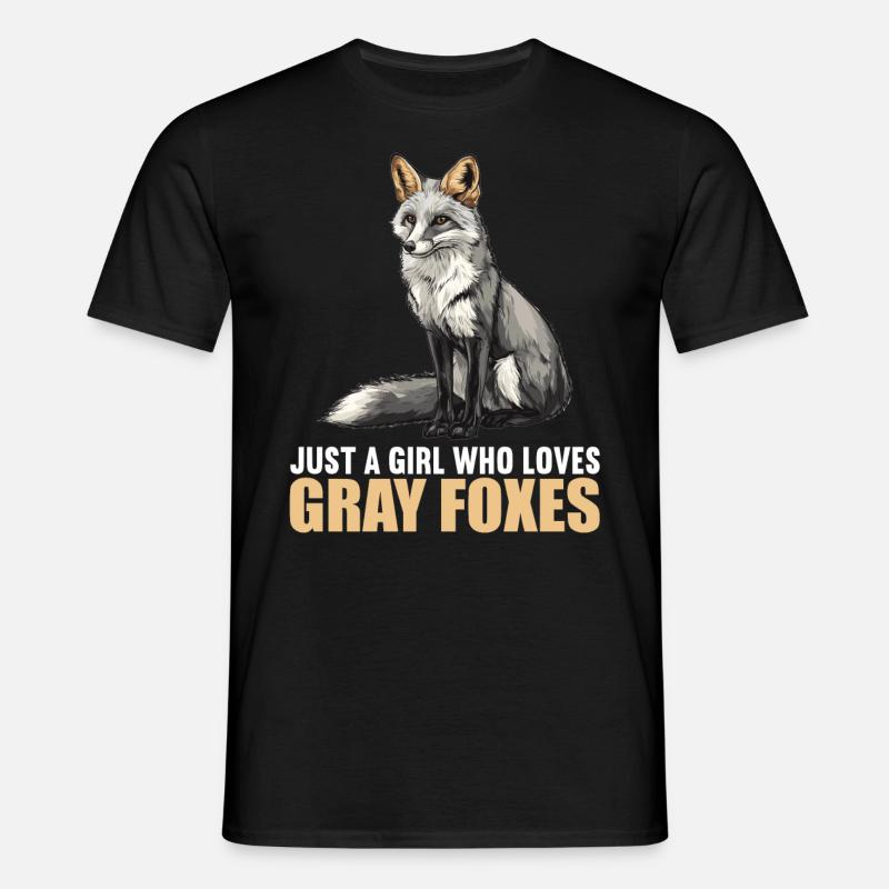 Graufüchse Graufuchs - Männer T-Shirt - Schwarz