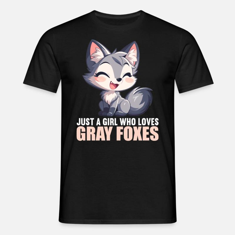 Graufüchse Graufuchs - Männer T-Shirt - Schwarz