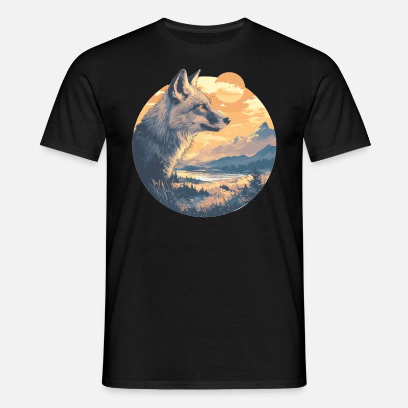 Graufüchse Graufuchs - Männer T-Shirt - Schwarz