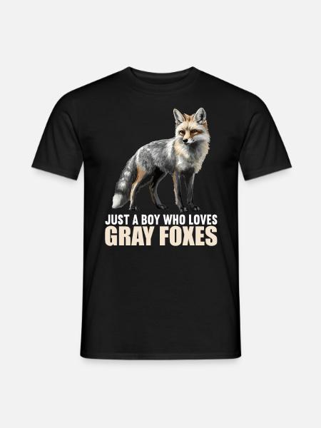 Graufüchse Graufuchs - Männer T-Shirt - Schwarz