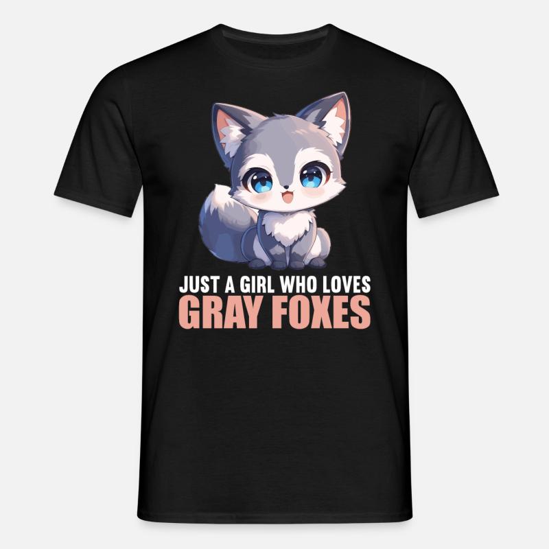 Graufüchse Graufuchs - Männer T-Shirt - Schwarz