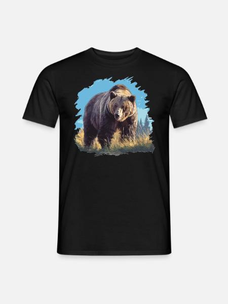 grizzly bears Grizzly bear - Men's T-Shirt - black