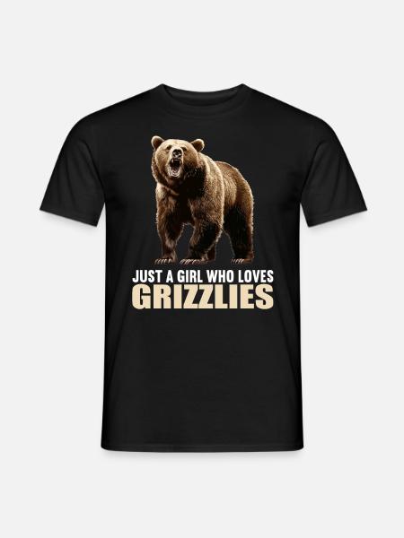 grizzly bears Grizzly bear - Men's T-Shirt - black