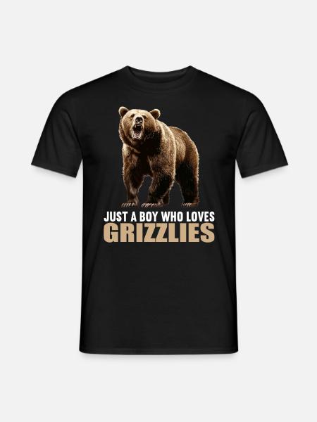 grizzly bears Grizzly bear - Men's T-Shirt - black
