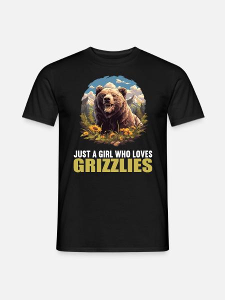 grizzly bears Grizzly bear - Men's T-Shirt - black