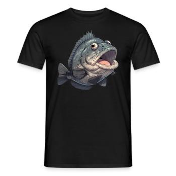Mérou Mérou - T-shirt homme - noir - Devant - AI Model Male 178 light (178cm)