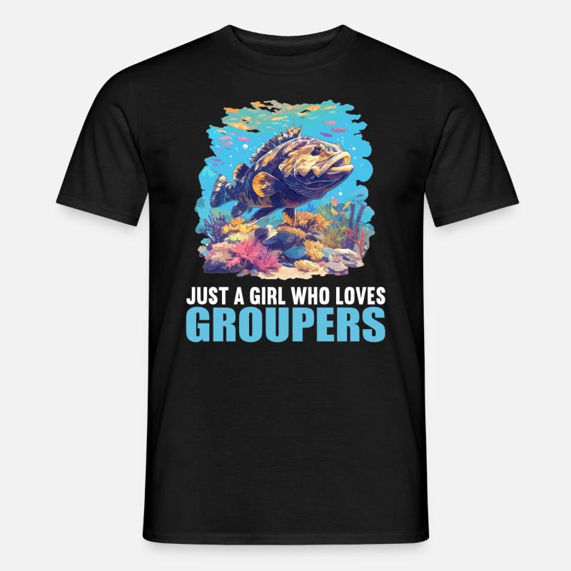 groupers grouper - Men's T-shirt - black