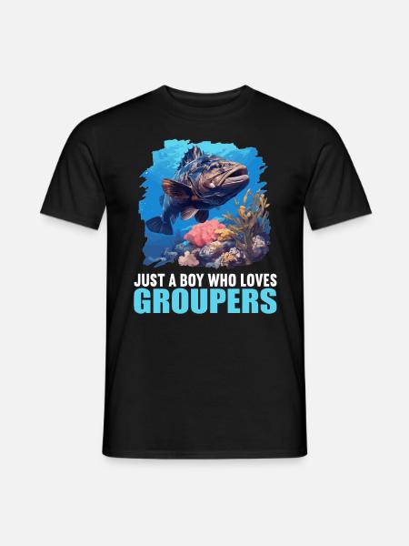 mérou mérou - T-shirt homme - noir