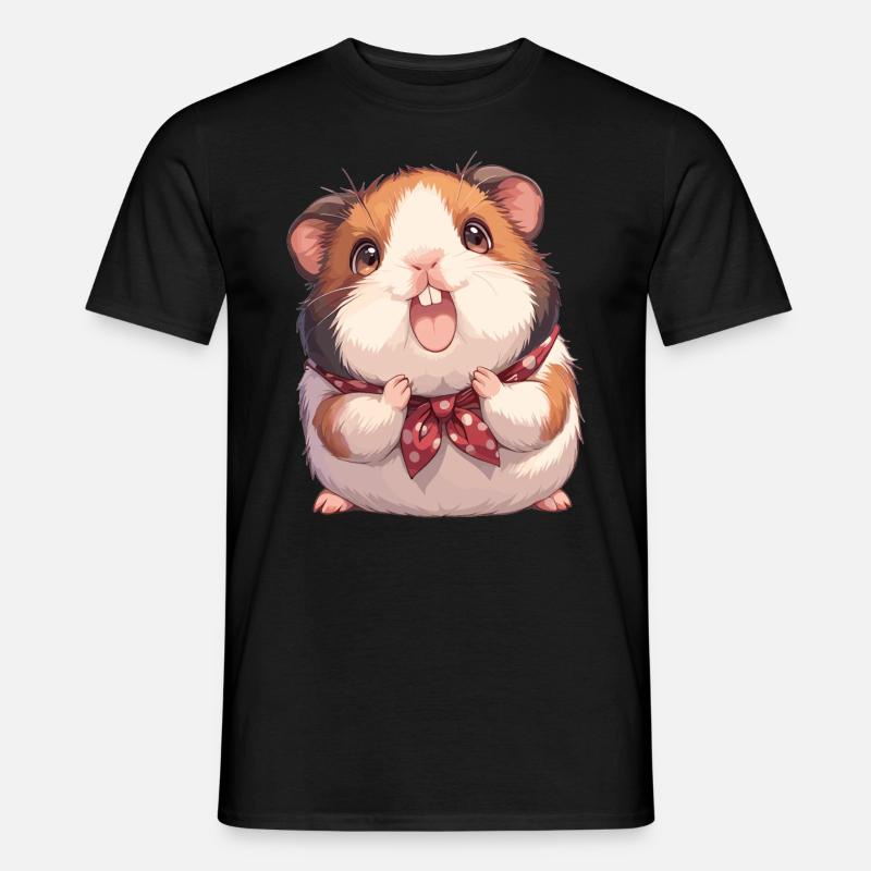 Meerschweinchen - Männer T-Shirt - Schwarz