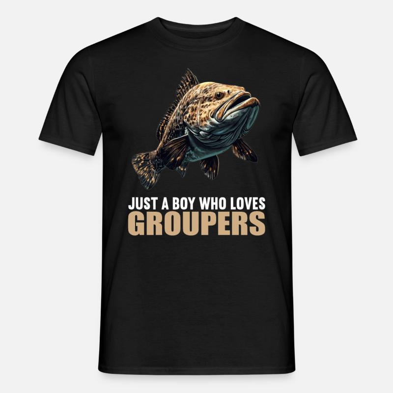 groupers grouper - Men's T-shirt - black