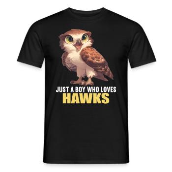 Falcon Falcon - Men's T-Shirt - black - Front - AI Model Male 178 light (178cm)