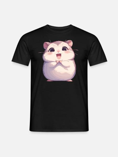 Hamster - Men's T-Shirt - black