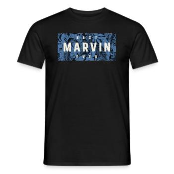 Bester Marvin aller Zeiten Lustiger Name Marvin - Männer T-Shirt - Schwarz - Vorne - AI Model Male 178 light (178cm)