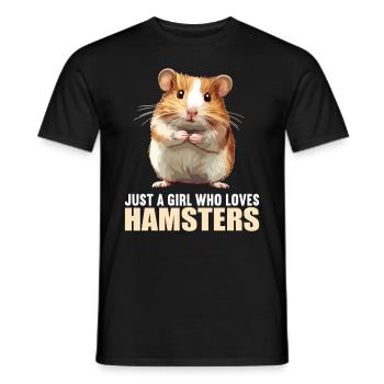 Hamster - T-shirt homme - noir - Devant - AI Model Male 178 light (178cm)