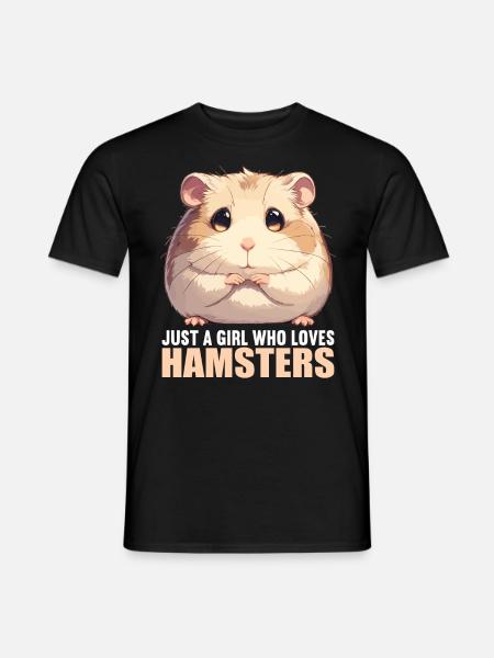 Hamster - Men's T-Shirt - black