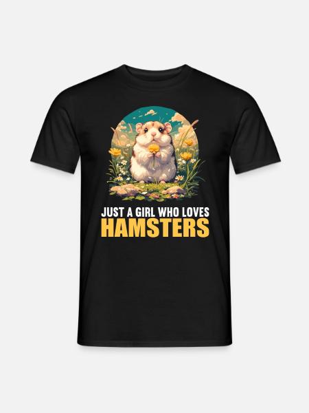 Hamster - Men's T-Shirt - black